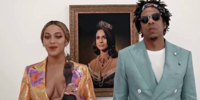 Beyonce-Jay-Z-accepting-their-2019-Brit-Award-for-“Best-International-Group